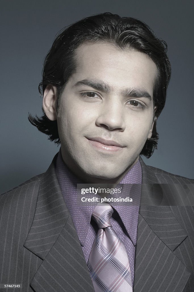 Portrait of a businessman smiling