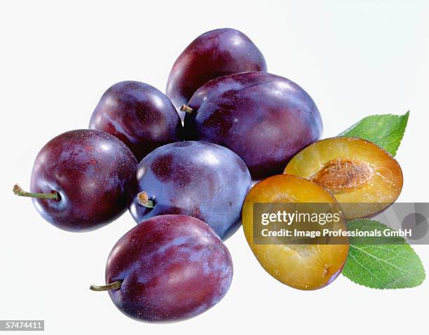 Several Plums High-Res Stock Photo