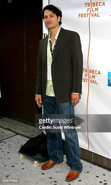 Director David Monro arrives for the premiere of "Full Grown Men" at the 5th Annual TFF at Loews Village East on April 27, 2006 in New York.