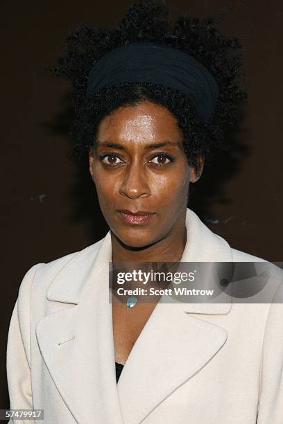 Joie Lee arrives for the premiere of "Full Grown Men" at the 5th Annual TFF at Loews Village East on April 27, 2006 in New York.