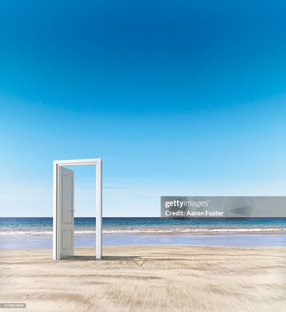 Open door beach concept