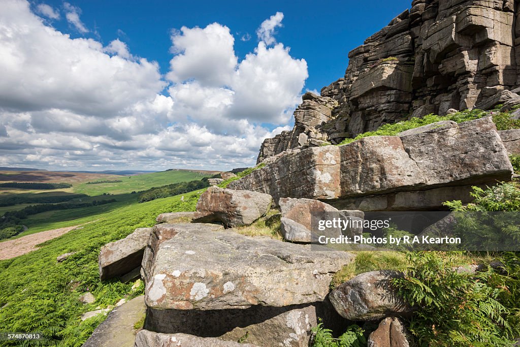 Stanage edge, peak district, Derbyshire