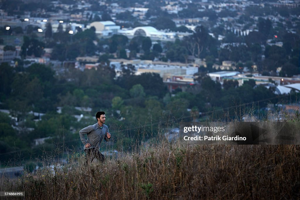 Male Trail Runner