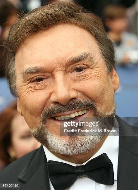 Actor Joseph Mascolo arrives at the 33rd Annual Daytime Emmy Awards held at the Kodak Theatre on April 28, 2006 in Hollywood, California.