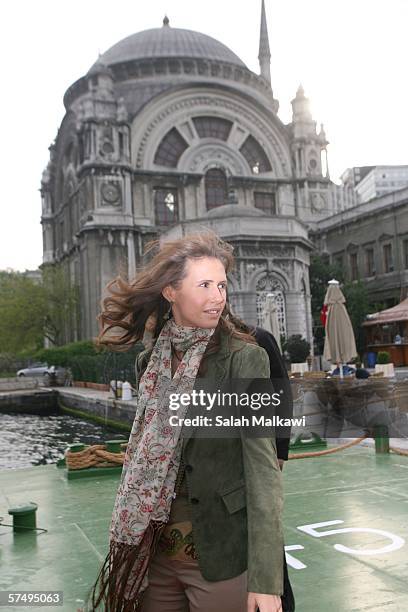 Asma al-Assad, wife of Syrian President Bashar al-Assad, looks on during the World Business Women Summit at the Ciragan Palace on April 27, 2006 in...