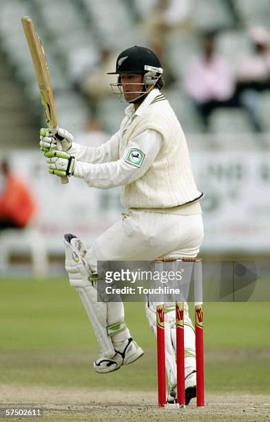 Nathan Astle in action during the fifth day of the second Test match between South Africa and New Zealand at Sahara Park Newlands on May 1, 2006 in...