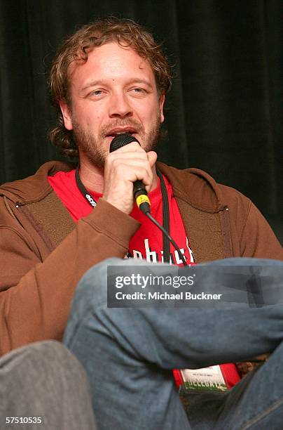 Kristian Riis, Head of Project Music Export Denmark, speaks at the Musexpo Conference at the BelAge Hotel on May 1, 2006 in Los Angeles, California.