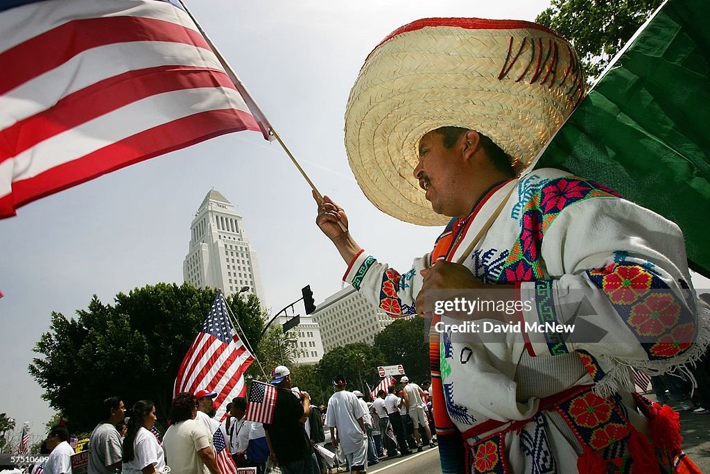 Immigrants Rally And Hold Boycotts Nationwide