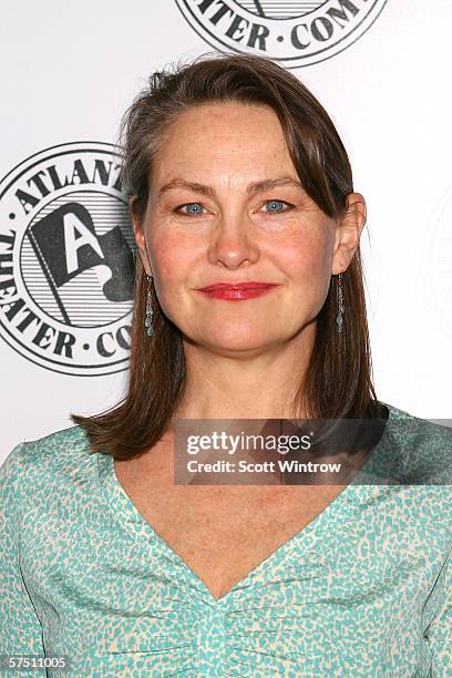 Cherry Jones arrives for the Atlantic Theater Company's Spring Gala hosted by Clark Gregg at The Rainbow Room on May 01, 2006 in New York, NY.