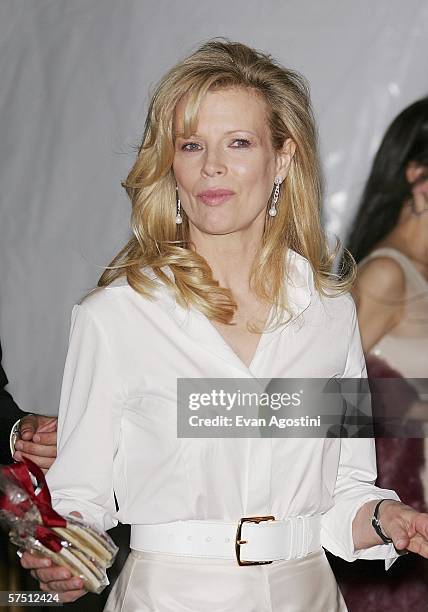 Actress Kim Basinger attends the Metropolitan Museum of Art Costume Institute Benefit Gala "AngloMania: Tradition and Transgression in British...