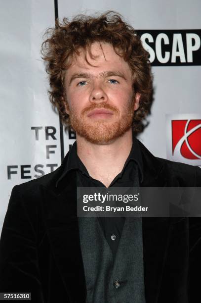 Singer Josh Ritter poses at the Tribeca/ASCAP Music Lounge at Canal Room during the 5th Annual Tribeca Film Festival May 2, 2006 in New York City.