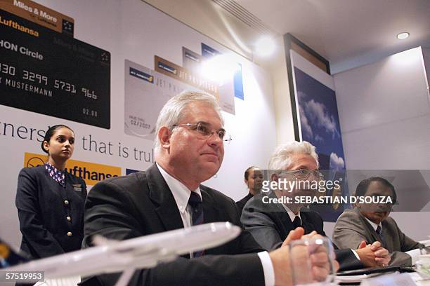 German Airlines Lufthansa's General Manager Werner Heesen , CEO of Jet Airways, India's largest private airline, Wolfgang Prock-Schauer and...