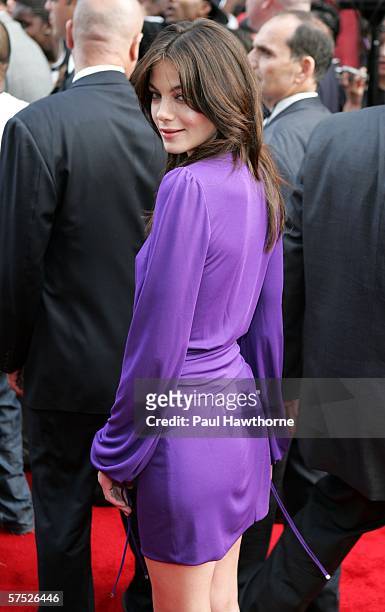 Actress Michelle Monaghan attends the "Mission: Impossible III" premiere in Harlem hosted by BET at the Magic Johnson Theatres on May 3, 2006 in New...