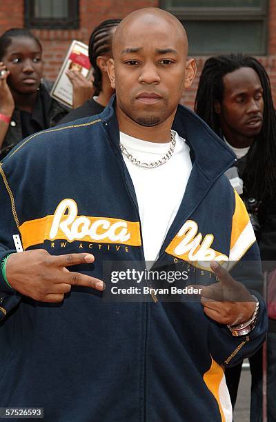 Recording artist Dennis the Menace attends the "Mission: Impossible III" premiere in Harlem hosted by BET at the Magic Johnson Theatres on May 3,...