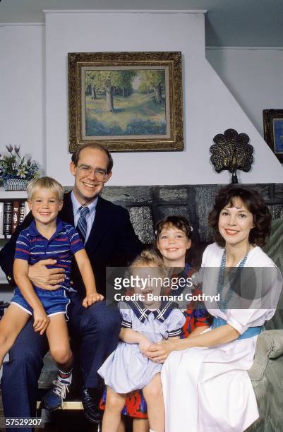 American author, editor, and former first daughter Julie Nixon Eisenhower, daughter of former president Richard Nixon and her husband, author and...