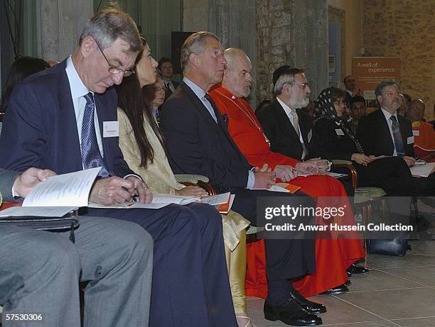 Prince Charles, Prince of Wales attends the opening of St Ethelburga's Centre for Reconciliation and Peace, Bishopsgate, on April 4, 2006 in London,...