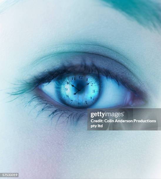 Eye Clock Simple Conceptual Eye Clocks Fotografías e imágenes de stock - Getty Images