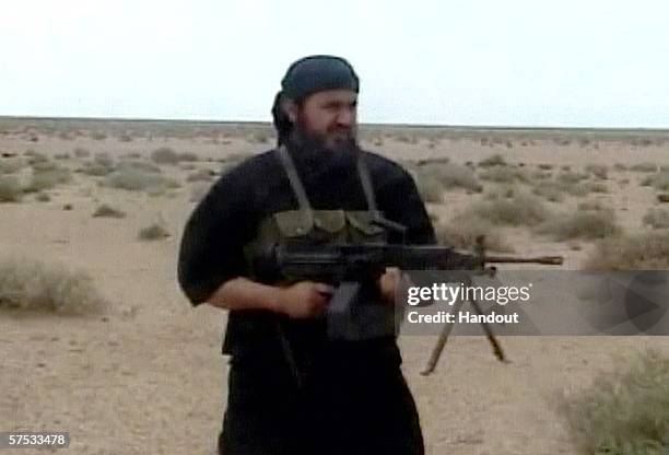 In this image from a video released May 4, 2006 by the U.S. Department of Defense, Abu Musab al-Zarqawi, purportedly the leader of al-Qaida in Iraq,...