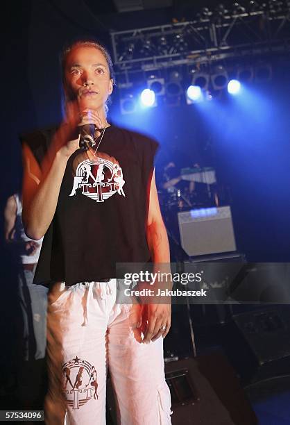 Singer Lee of the girl band "Tic Tac Toe" performing live at the "Colubia Club" May 04, 2006 in Berlin, Germany. The concert was part of the...