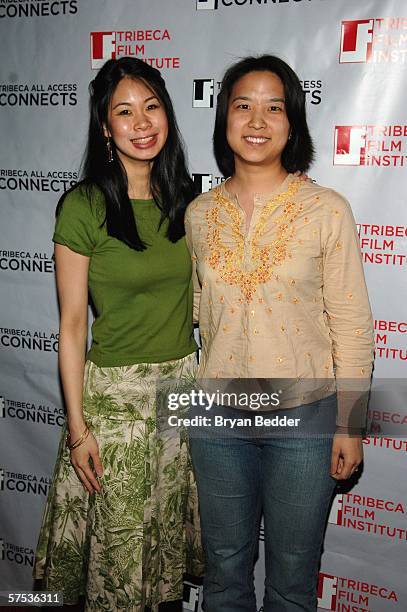 Georgia Lee and Jane Chen attend the TAA Closing Night Party during the 5th Annual Tribeca Film Festival May 4, 2006 in New York City.