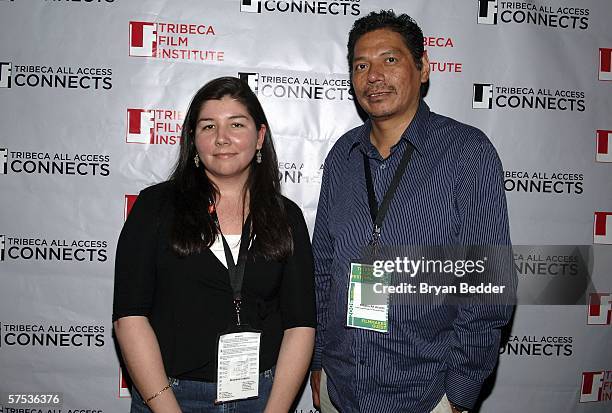 Filmmakers Reghan Tarbell and Paul Rickard attend the TAA Closing Night Party during the 5th Annual Tribeca Film Festival May 4, 2006 in New York...