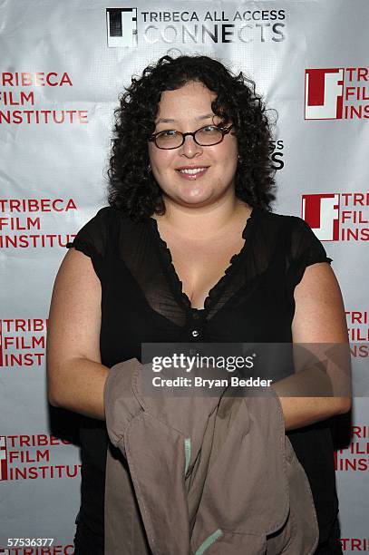 Filmmaker Georgina Garcia attends the TAA Closing Night Party during the 5th Annual Tribeca Film Festival May 4, 2006 in New York City.