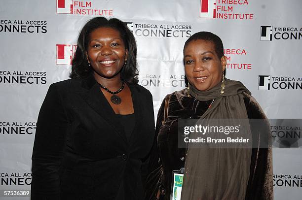Beverly Gordon and JJ Goldberger attend the TAA Closing Night Party during the 5th Annual Tribeca Film Festival May 4, 2006 in New York City.