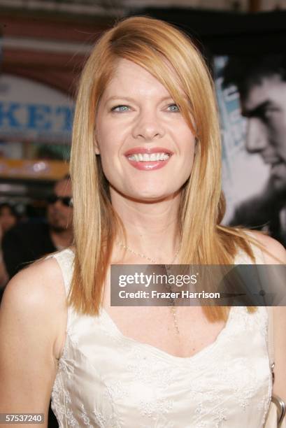 Actress Michelle Stafford arrives at the Paramount Pictures fan screening of "Mission: Impossible III" held at the Grauman's Chinese Theatre on May...