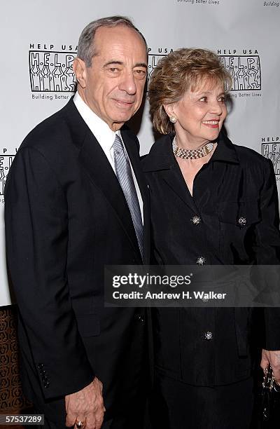 Governor Mario Cuomo and his wife Matilda Cuomo attend the HELP USA 20th Anniversary Tribute Dinner on May 4, 2006 in New York City.