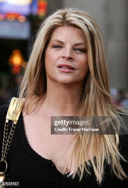 Actress Kirstie Alley arrives at the Paramount Pictures fan screening of "Mission: Impossible III" held at the Grauman's Chinese Theatre on May 4,...