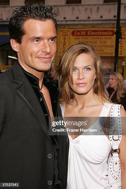 Actor Antonio Sabato Jr. And guest arrives at the Paramount Pictures fan screening of "Mission: Impossible III" held at the Grauman's Chinese Theatre...