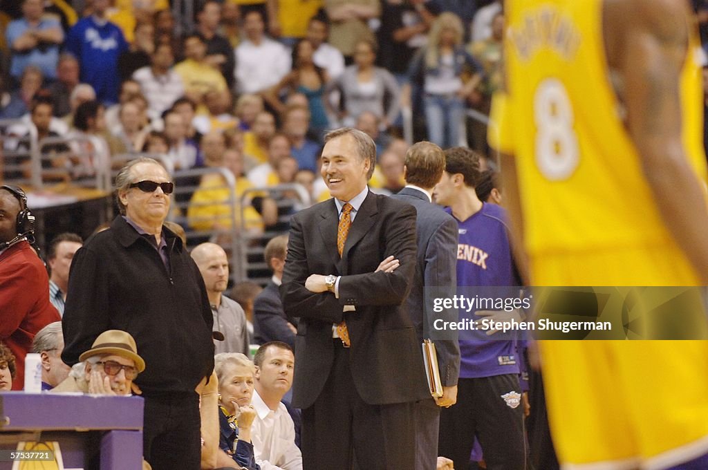Celebs At The Lakers Playoff Game