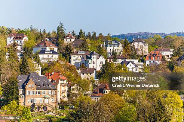 annaberg villa quarter in baden-baden - baden baden fotografías e imágenes de stock