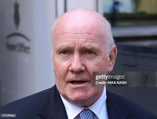 United Kingdom: Britain's new Home Secretary John Reid enters his new office at the Home Office, in London, 05 May 2006. British Prime Minister Tony...