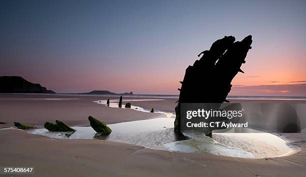 the helvetia - gower peninsula stock-fotos und bilder