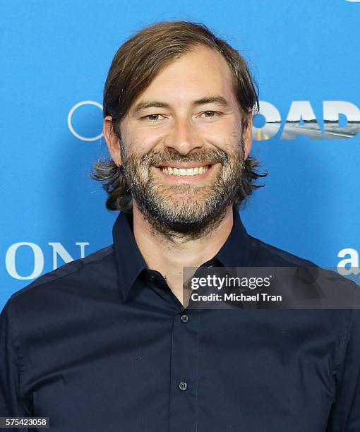 Mark Duplass arrives at the Los Angeles premiere of Amazon Studios' "Gleason" held at Regal LA Live Stadium 14 on July 14, 2016 in Los Angeles,...