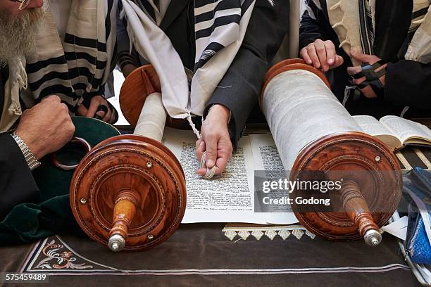 judaism. western wall - torah dressed stock pictures, royalty-free photos & images