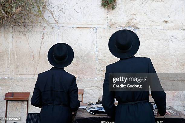 judaism. western wall - judeus imagens e fotografias de stock