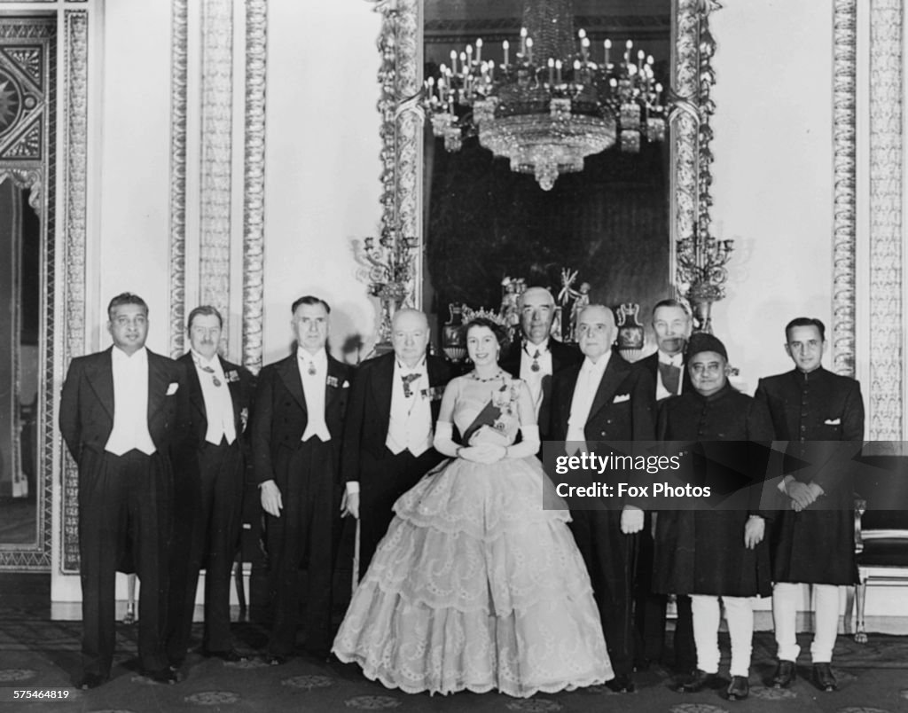 Queen Elizabeth II And Winston Churchill