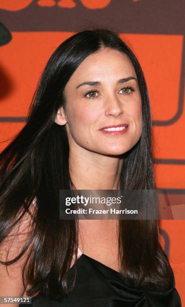 Actress Demi Moore arrives at the Fox Television 'That 70s Show' wrap party held at Tropicana at The Roosevelt Hotel on may 6, 2006 in Hollywood,...