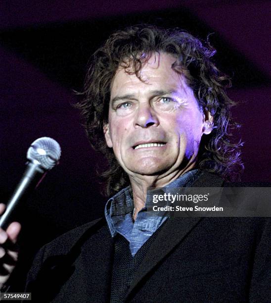 Singer B.J. Thomas performs at Sky City Casino Showroom on May 6, 2006 in Acoma, New Mexico. Thomas placed 14 of his recordings into the Billboard...