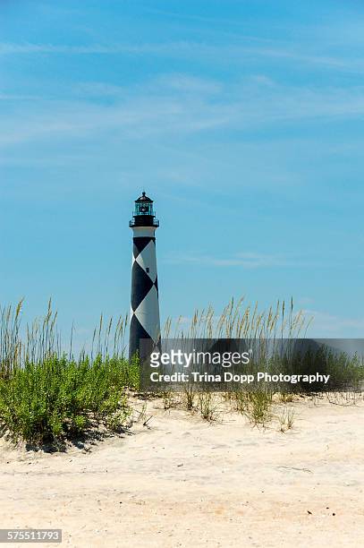 light houses - cape lookout national seashore stock pictures, royalty-free photos & images