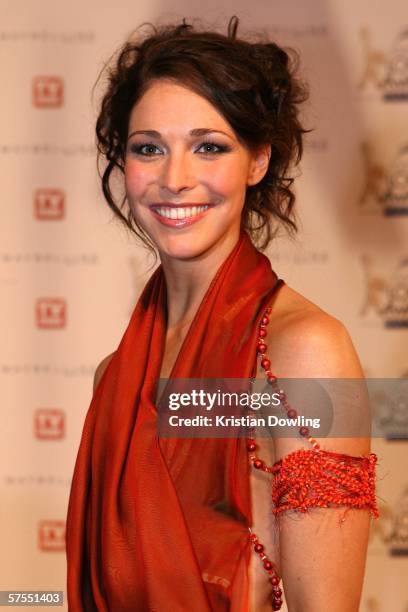 Professional swimmer Giaan Rooney arrives at the 48th Annual TV Week Logie Awards at the Crown Entertainment Complex on May 7, 2006 in Melbourne,...