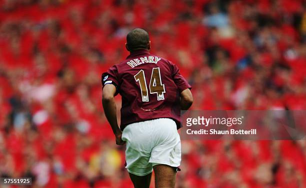Thierry Henry of Arsenal during the Barclays Premiership match between Arsenal and Wigan Athletic at Highbury on May 7, 2006 in London, England. The...