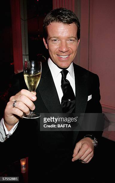 Max Beesley attends the champagne reception ahead of the Pioneer British Academy Television Awards 2006 at the Grosvenor House Hotel on May 7, 2006...