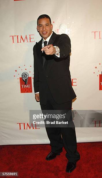 Musician Daddy Yankee attends the celebration for Time Magazine's 100 Most Infuential People issue at Jazz at Lincoln Center May 8, 2006 in New York...