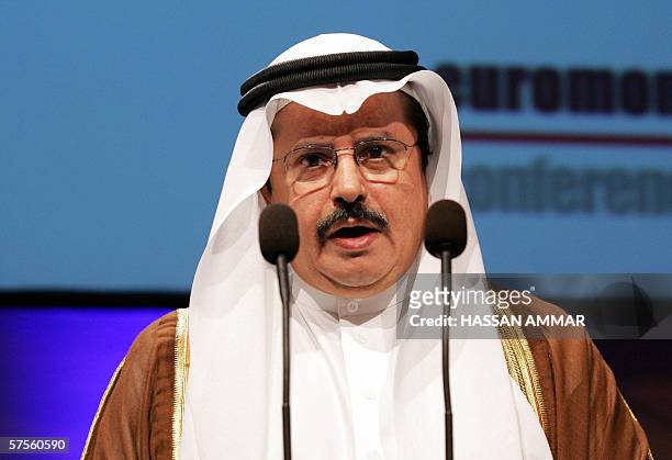 Jammaz bin Abdullah Al-Suhaimi, chairman of Capital Market Authority, delivers a speech during the "Euromoney Saudi Arabia: Building The Future"...
