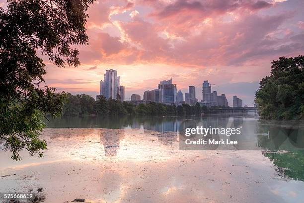 austin texas sunrise - austin texas city stock pictures, royalty-free photos & images