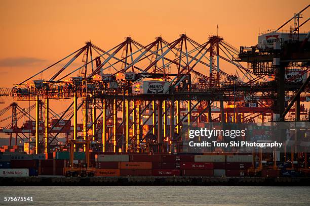 port terminal - bayonne new jersey stock pictures, royalty-free photos & images