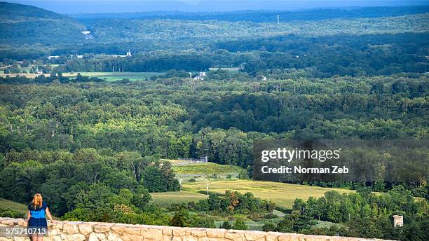 the outlook - delaware water gap national recreation area stock pictures, royalty-free photos & images